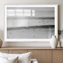 Black White Ocean Wall Art Canvas Print – Framed Coastal by MyGreatCanvas | Canvas Wall Art Prints | Photo Prints & Wall Decor