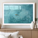 Fish Swarm Wall Art Canvas Print – Framed Aerial Shark and by MyGreatCanvas | Canvas Wall Art Prints | Photo Prints & Wall Decor