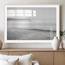 Black and White Seascape Wall Art Canvas Print – Framed by MyGreatCanvas | Canvas Wall Art Prints | Photo Prints & Wall Decor
