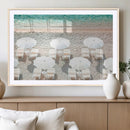 Calm Beach Wall Art – Framed Turquoise Water Canvas Artwork, by MyGreatCanvas | Canvas Wall Art Prints | Photo Prints & Wall Decor