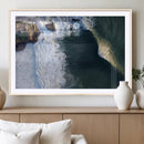 Nazare Coast Wall Art Canvas Print – Framed Aerial Ocean Art by MyGreatCanvas | Canvas Wall Art Prints | Photo Prints & Wall Decor