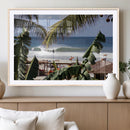 Tropical Shoreline Wall Art Canvas Print – Framed Surfer by MyGreatCanvas | Canvas Wall Art Prints | Photo Prints & Wall Decor