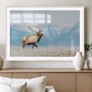 Mountain Elk Wall Art Canvas Print – Framed Rustic Wildlife by MyGreatCanvas | Canvas Wall Art Prints | Photo Prints & Wall Decor
