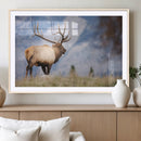 Mountain Elk Wall Art Canvas Print – Framed Rustic Wildlife by MyGreatCanvas | Canvas Wall Art Prints | Photo Prints & Wall Decor