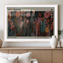 Modern Japanese Wall Art Canvas Print – Framed Abstract