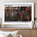 Modern Japanese Wall Art Canvas Print – Framed Abstract