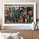 Yayoi Kusama Art Print Canvas – Abstract Mount Fuji Japanese