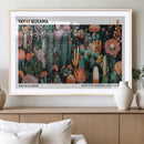 Modern Japanese Wall Art Canvas Print – Framed Abstract