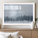 Winter Forest Wall Art Canvas Print – Framed Snowy Landscape by MyGreatCanvas | Canvas Wall Art Prints | Photo Prints & Wall Decor