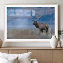 Elk Wall Decor Canvas Print – Framed Rustic Wildlife Art by MyGreatCanvas | Canvas Wall Art Prints | Photo Prints & Wall Decor