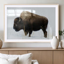 Bison Wall Art Canvas Print – Framed Western Wildlife