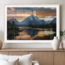 Mountain Sunset Wall Art Canvas Print – Framed Alpine by MyGreatCanvas | Canvas Wall Art Prints | Photo Prints & Wall Decor