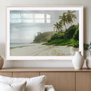 Relaxing Beach Wall Art Canvas Print – Framed Ocean View
