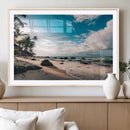 Tropical Beach Wall Art Canvas Print – Framed Ocean Waves by MyGreatCanvas | Canvas Wall Art Prints | Photo Prints & Wall Decor