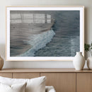 Ocean Waves Wall Art Canvas Print – Framed Coastal Serenity