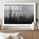 Misty Pines Wall Art Canvas Print – Framed Woodland by MyGreatCanvas | Canvas Wall Art Prints | Photo Prints & Wall Decor