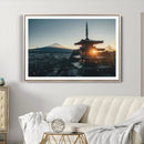 Mount Fuji Wall Art Canvas Print Framed Japan Travel Art by MyGreatCanvas | Canvas Wall Art Prints | Photo Prints & Wall Decor