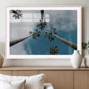 Tropical Palm Trees Wall Art Canvas Print Framed California by MyGreatCanvas | Canvas Wall Art Prints | Photo Prints & Wall Decor