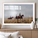 Western Cowboys Wall Art Canvas Print – Framed Rustic by MyGreatCanvas | Canvas Wall Art Prints | Photo Prints & Wall Decor