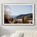 Rustic Landscape Wall Art Canvas Print – Serene Valley Scene