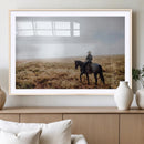 Cowboy Wall Art Canvas Print – Framed Western Ranch Scene by MyGreatCanvas | Canvas Wall Art Prints | Photo Prints & Wall Decor