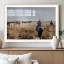 Western Wall Art Canvas Print – Framed Cowboy Cattle Drive by MyGreatCanvas | Canvas Wall Art Prints | Photo Prints & Wall Decor