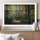Autumn Forest Wall Art Canvas Print – Framed Fall Woodland by MyGreatCanvas | Canvas Wall Art Prints | Photo Prints & Wall Decor
