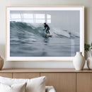 Surfer on Wave Wall Art Canvas Print – Framed Ocean by MyGreatCanvas | Canvas Wall Art Prints | Photo Prints & Wall Decor
