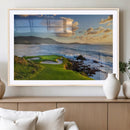 Pebble Beach Golf Links Wall Art Canvas Print – Iconic by MyGreatCanvas | Canvas Wall Art Prints | Photo Prints & Wall Decor