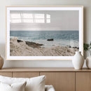 Coastal Ocean View Wall Art Canvas Print – Serene Rocky by MyGreatCanvas | Canvas Wall Art Prints | Photo Prints & Wall Decor