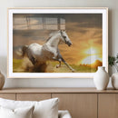 Galloping Horse Wall Art Canvas Print – Power Speed Freedom by MyGreatCanvas | Canvas Wall Art Prints | Photo Prints & Wall Decor