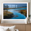 Tranquil Marshland Wall Art Canvas Print – Blue Water by MyGreatCanvas | Canvas Wall Art Prints | Photo Prints & Wall Decor