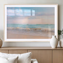 Serene Ocean Waves Wall Art Canvas Print – Pastel Sky Soft by MyGreatCanvas | Canvas Wall Art Prints | Photo Prints & Wall Decor