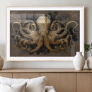 Octopus Wall Art Canvas Print – Black Gold Detailed by MyGreatCanvas | Canvas Wall Art Prints | Photo Prints & Wall Decor