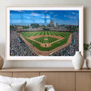 Wrigley Field Baseball Stadium Canvas Wall Art – Packed by MyGreatCanvas | Canvas Wall Art Prints | Photo Prints & Wall Decor