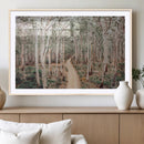 Forest Dirt Road Wall Art Canvas Print, Scenic Woodland by MyGreatCanvas | Canvas Wall Art Prints | Photo Prints & Wall Decor