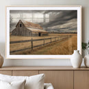 Rustic Farm Barn Wall Art Canvas Print, Stormy Sky Country by MyGreatCanvas | Canvas Wall Art Prints | Photo Prints & Wall Decor
