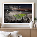 Epic Night Football Stadium Wall Art Canvas Print, Fireworks by MyGreatCanvas | Canvas Wall Art Prints | Photo Prints & Wall Decor