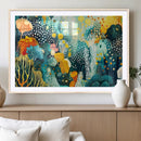 Luminous Abstract Ocean Garden Wall Art Canvas Print, by MyGreatCanvas | Canvas Wall Art Prints | Photo Prints & Wall Decor