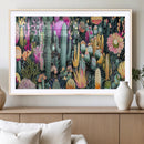 Colorful Desert Bloom Wall Art Canvas Print, Vibrant Cacti by MyGreatCanvas | Canvas Wall Art Prints | Photo Prints & Wall Decor