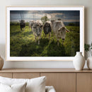 Grazing Cattle Herd Wall Art, Green Pasture Livestock Canvas by MyGreatCanvas | Canvas Wall Art Prints | Photo Prints & Wall Decor