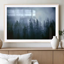 Foggy Pines Misty Forest Wall Art Print by MyGreatCanvas | Canvas Wall Art Prints | Photo Prints & Wall Decor