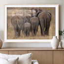 Wild Elephant Wall Art Canvas Print by MyGreatCanvas | Canvas Wall Art Prints | Photo Prints & Wall Decor