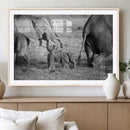 Wild Elephant Wall Art Canvas Print by MyGreatCanvas | Canvas Wall Art Prints | Photo Prints & Wall Decor