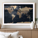 World Map Canvas Print – Detailed Map of the World Wall Art by MyGreatCanvas | Canvas Wall Art Prints | Photo Prints & Wall Decor