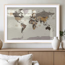 World Map Wall Art Print by MyGreatCanvas | Canvas Wall Art Prints | Photo Prints & Wall Decor