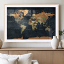 Vintage World Map Canvas Wall Art – Detailed Map with by MyGreatCanvas | Canvas Wall Art Prints | Photo Prints & Wall Decor