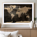 World Map Canvas Print – Detailed Map of the World Wall Art