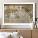 World Map Canvas Print – Detailed Map of the World Wall Art by MyGreatCanvas | Canvas Wall Art Prints | Photo Prints & Wall Decor
