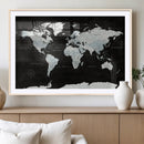 World Map Canvas Print – Framed Push Pin Wall Art, Color by MyGreatCanvas | Canvas Wall Art Prints | Photo Prints & Wall Decor
